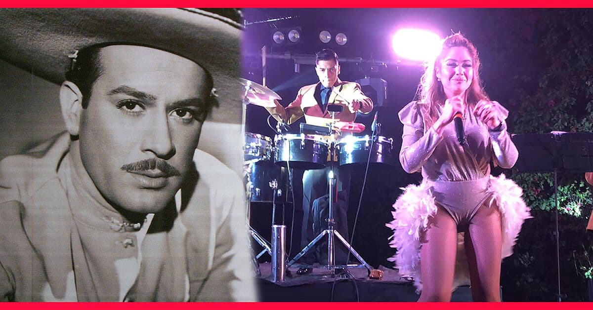 Nieta de Pedro Infante vive alarmante situación durante presentación en vivo