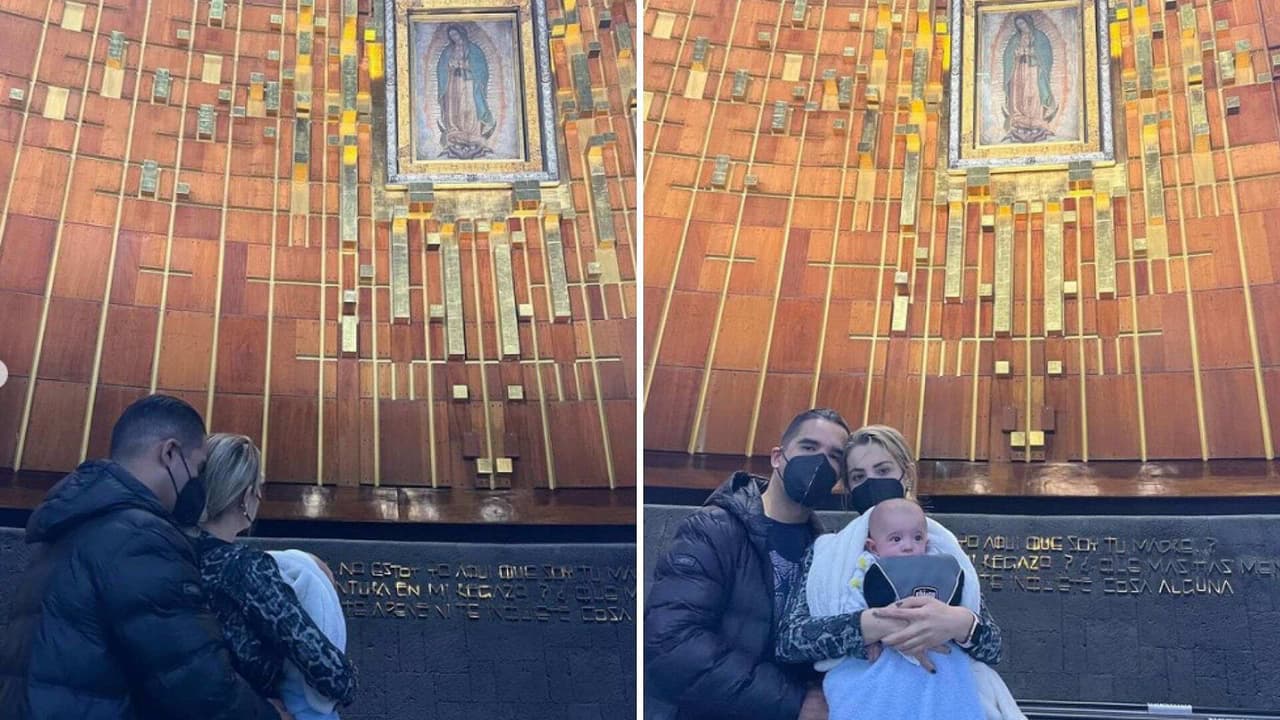 Emir Pabón celebra medio año de su hijo visitando La Basílica