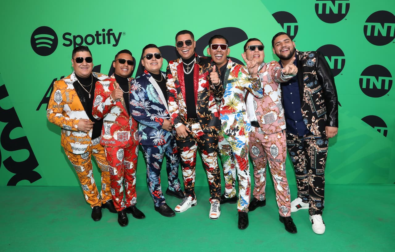 MEXICO CITY, MEXICO - MARCH 05: Grupo Firme attends the 2020 Spotify Awards at the Auditorio Nacional on March 05, 2020 in Mexico City, Mexico. (Photo by Victor Chavez/Getty Images for Spotify)