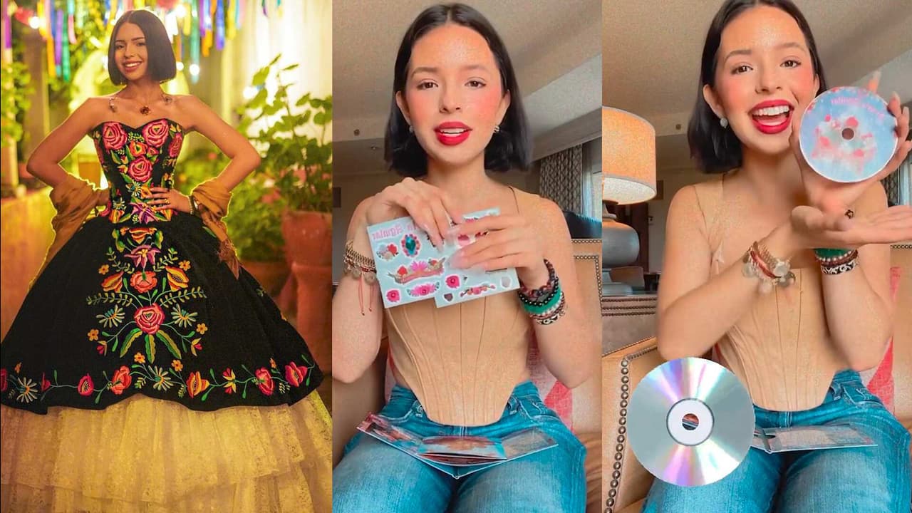 Ángela Aguilar enseñó todo lo que trae su disco “Mexicana Enamorada”