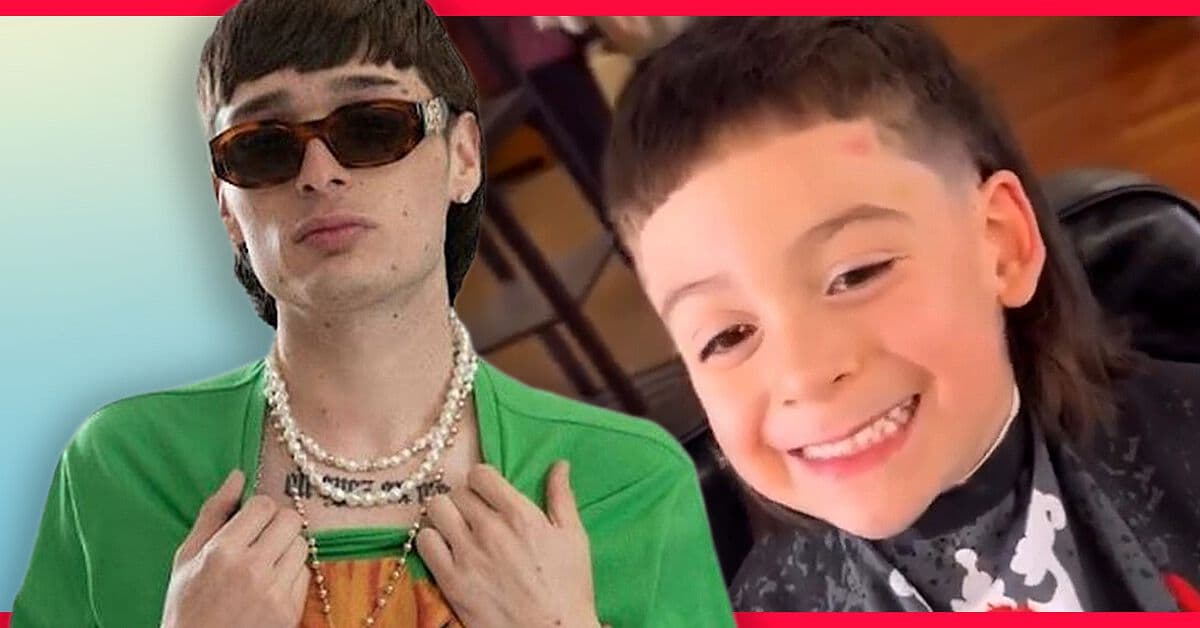 Niño se convierte en Peso Pluma haciéndose el mismo corte viral del famoso