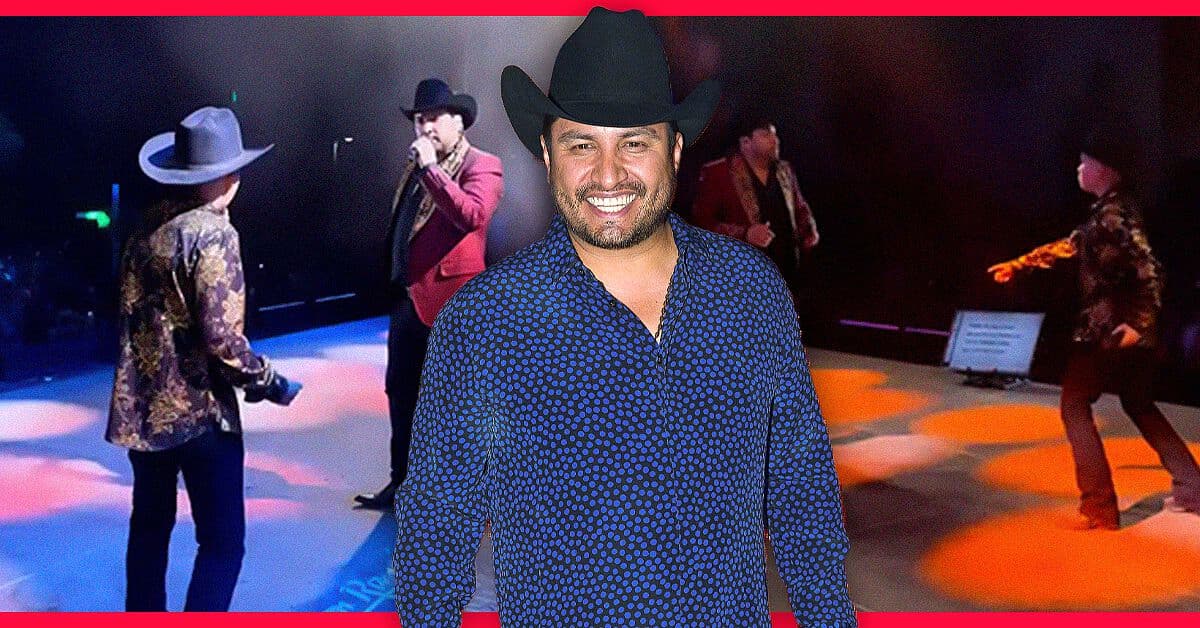 Julión Álvarez invita a niño a cantar con él en su concierto de Hermosillo