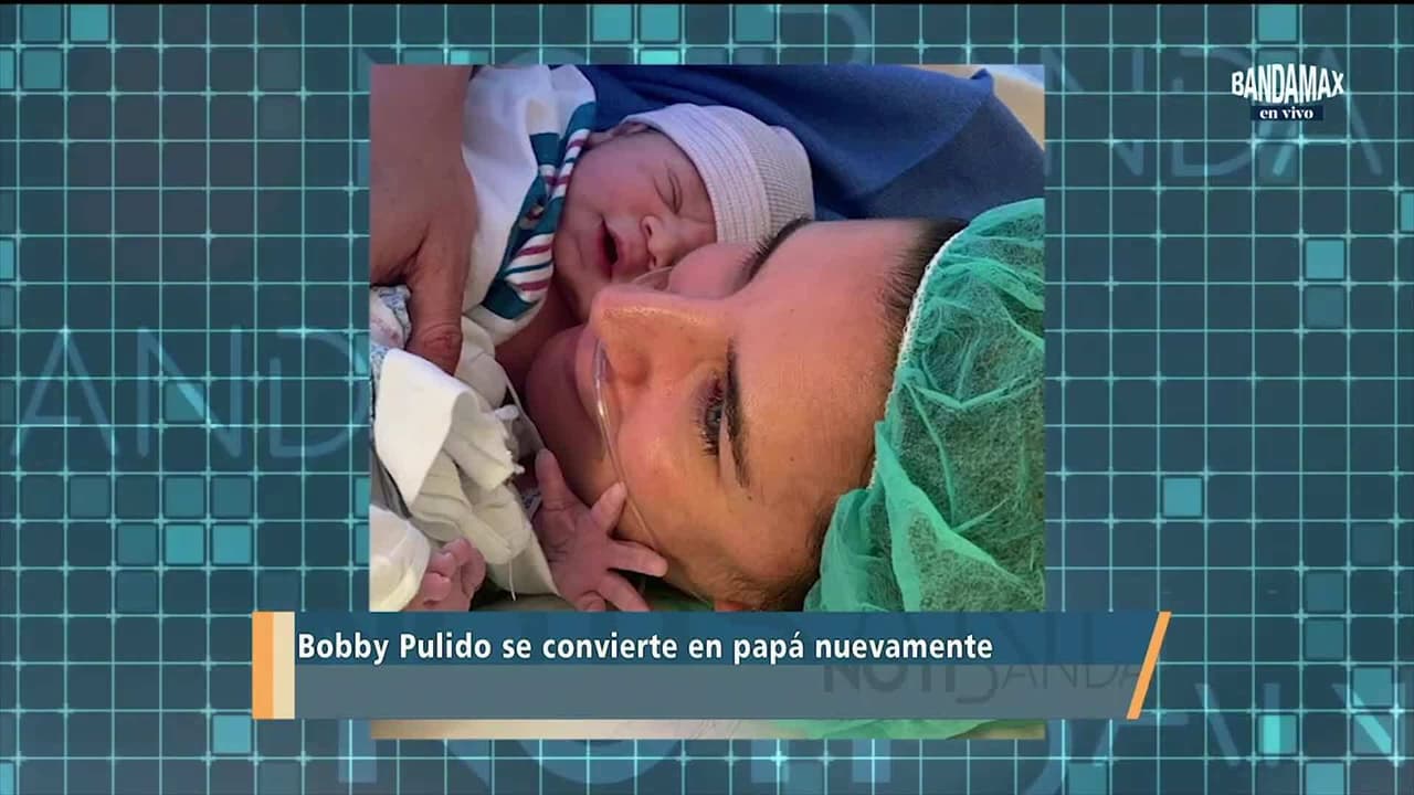 Bobby Pulido celebró la llegada de su cuarto hijo