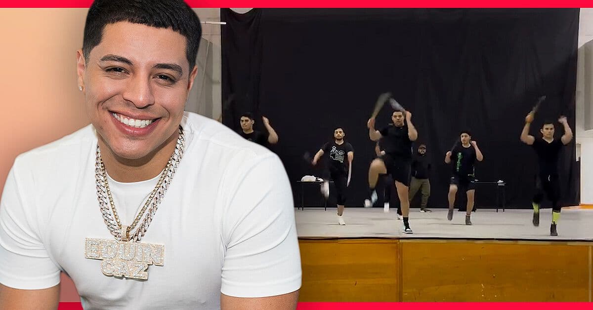 Grupo Firme prepara arriesgado baile con machetes para su próximo concierto