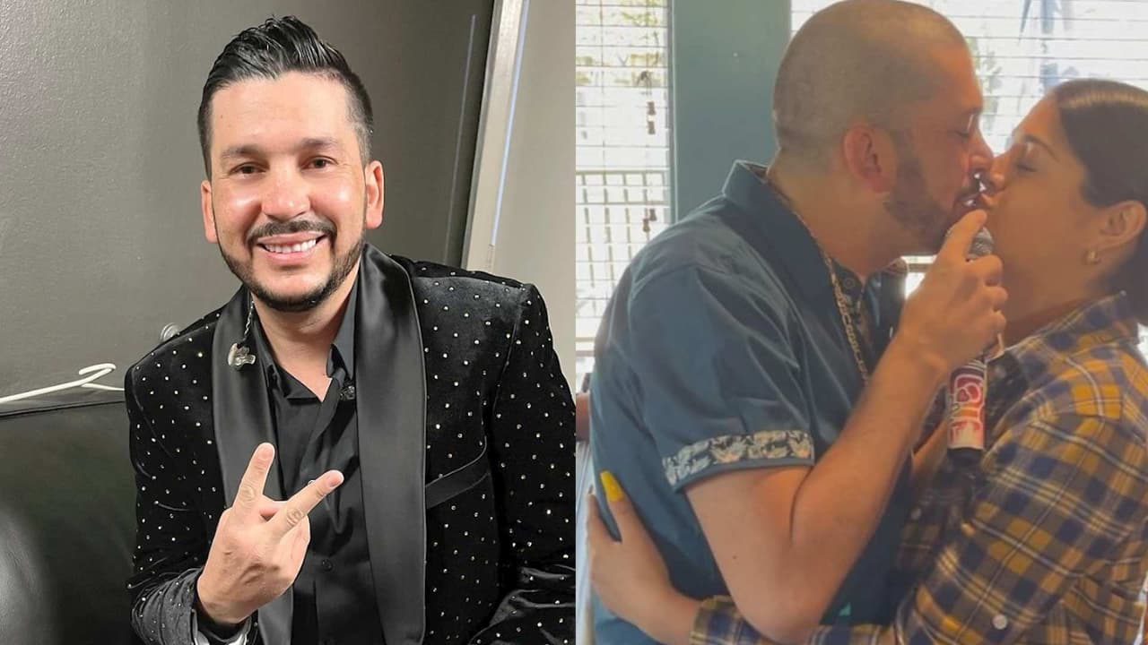 Luis Ángel ‘El Flaco’ se pone romántico y le canta a su pareja, con todo y banda, en pleno restaurante
