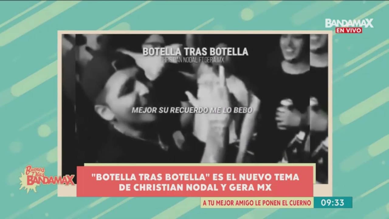 Todos los detalles de 'Botella Tras Botella', el próximo dueto de Christian Nodal y Gera MX