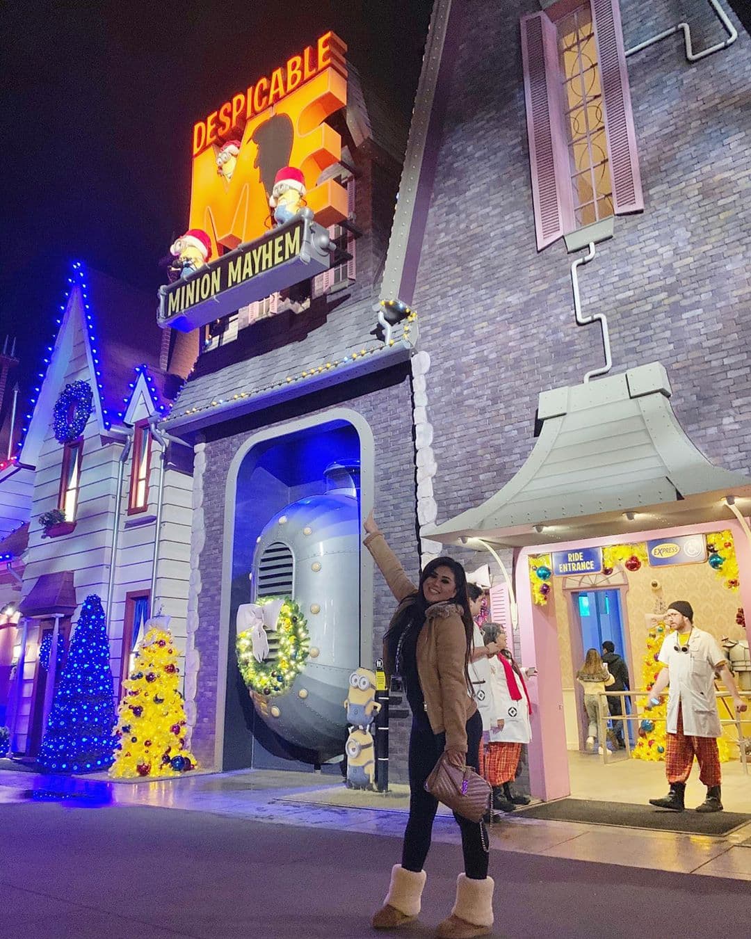 Los minions llamaron su atención en los Estudios Universal de Los Ángeles.
