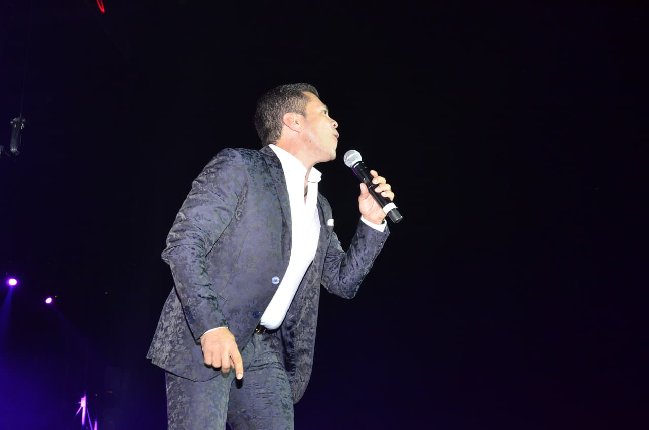 El ex integrante de La Arrolladora Banda El Limón cautivó con su voz a sus fans.