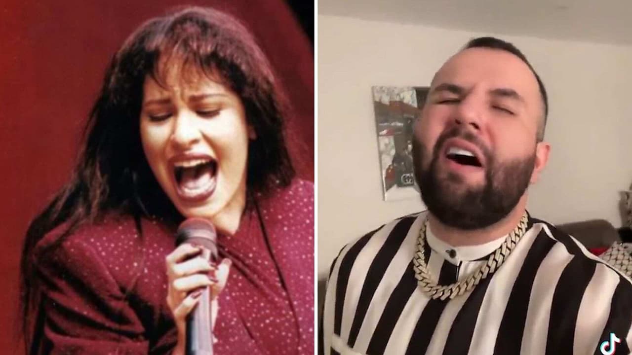 Carín León aparece cantando a capella y a todo pulmón éxito de Selena Quintanilla