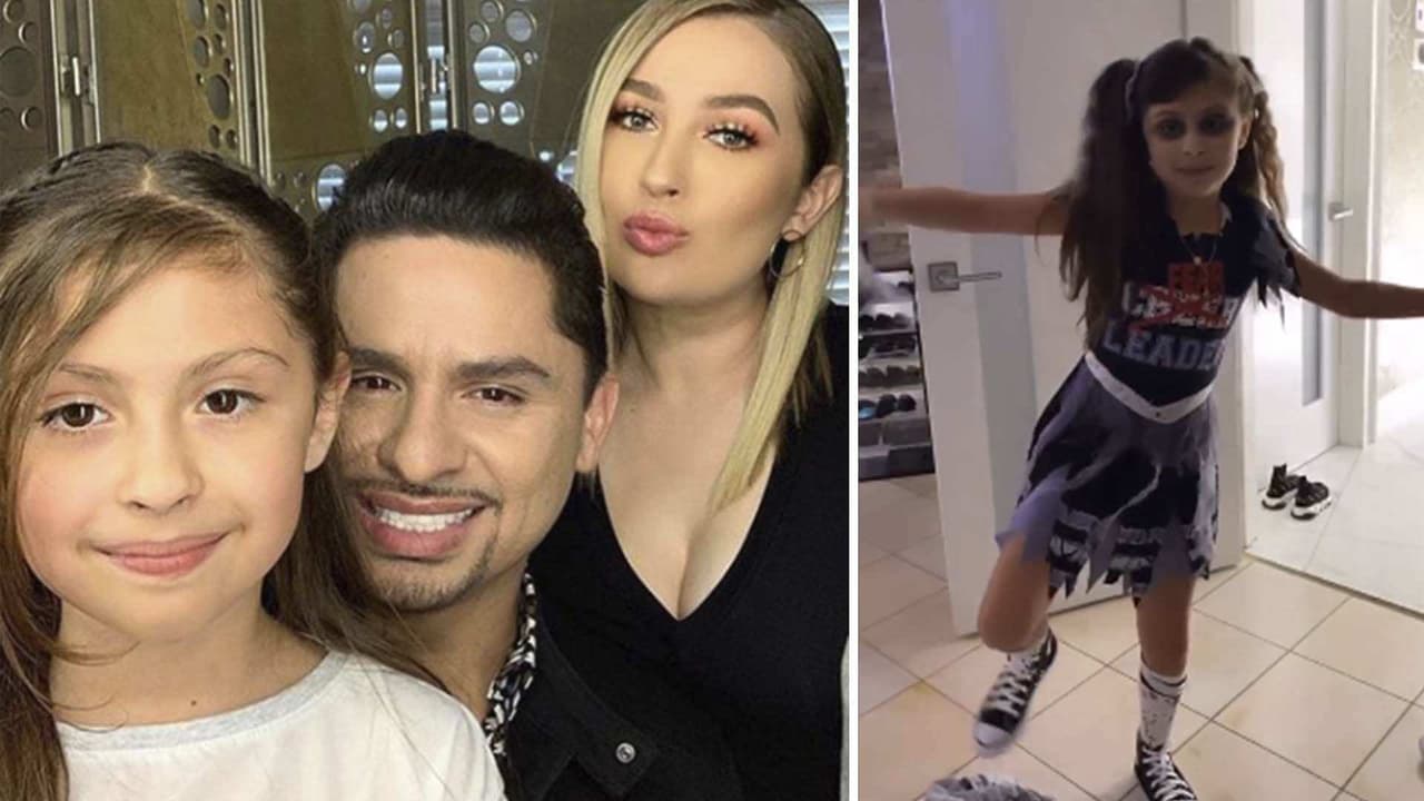 Daleyza, hija de Larry Hernández, se transforma en porrista zombie: ’Te miras muy bonita’