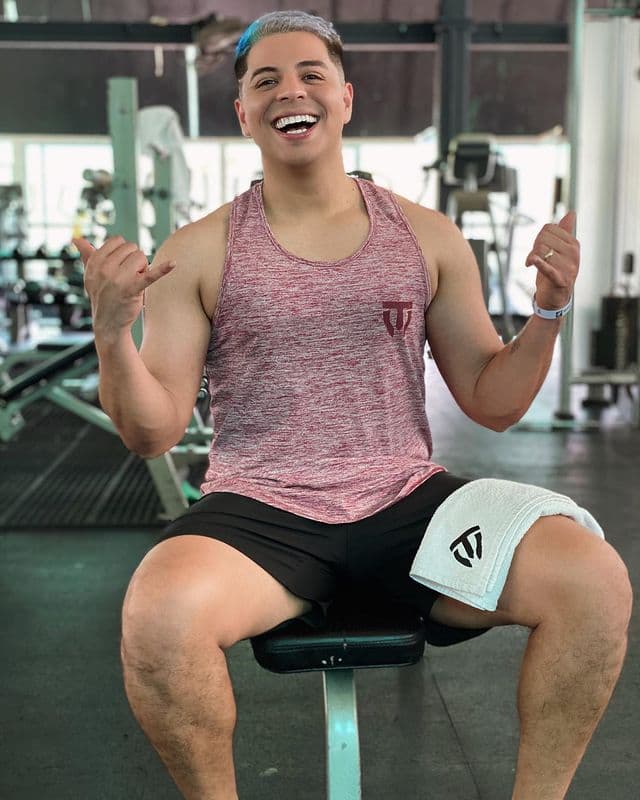 Eduin ya se hizo todo un fan del ejercicio.