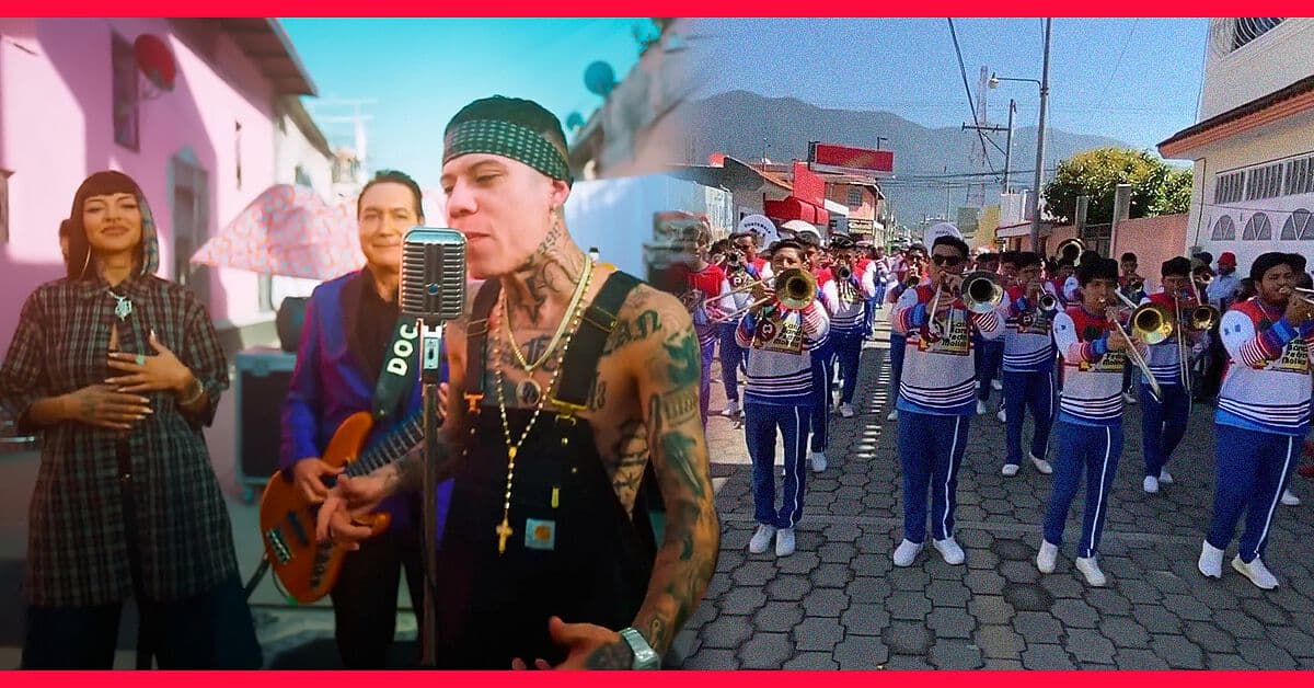 Banda escolar interpreta en desfile “Tú y Tú” de Los Ángeles Azules, Santa Fe Klan & Cazzu