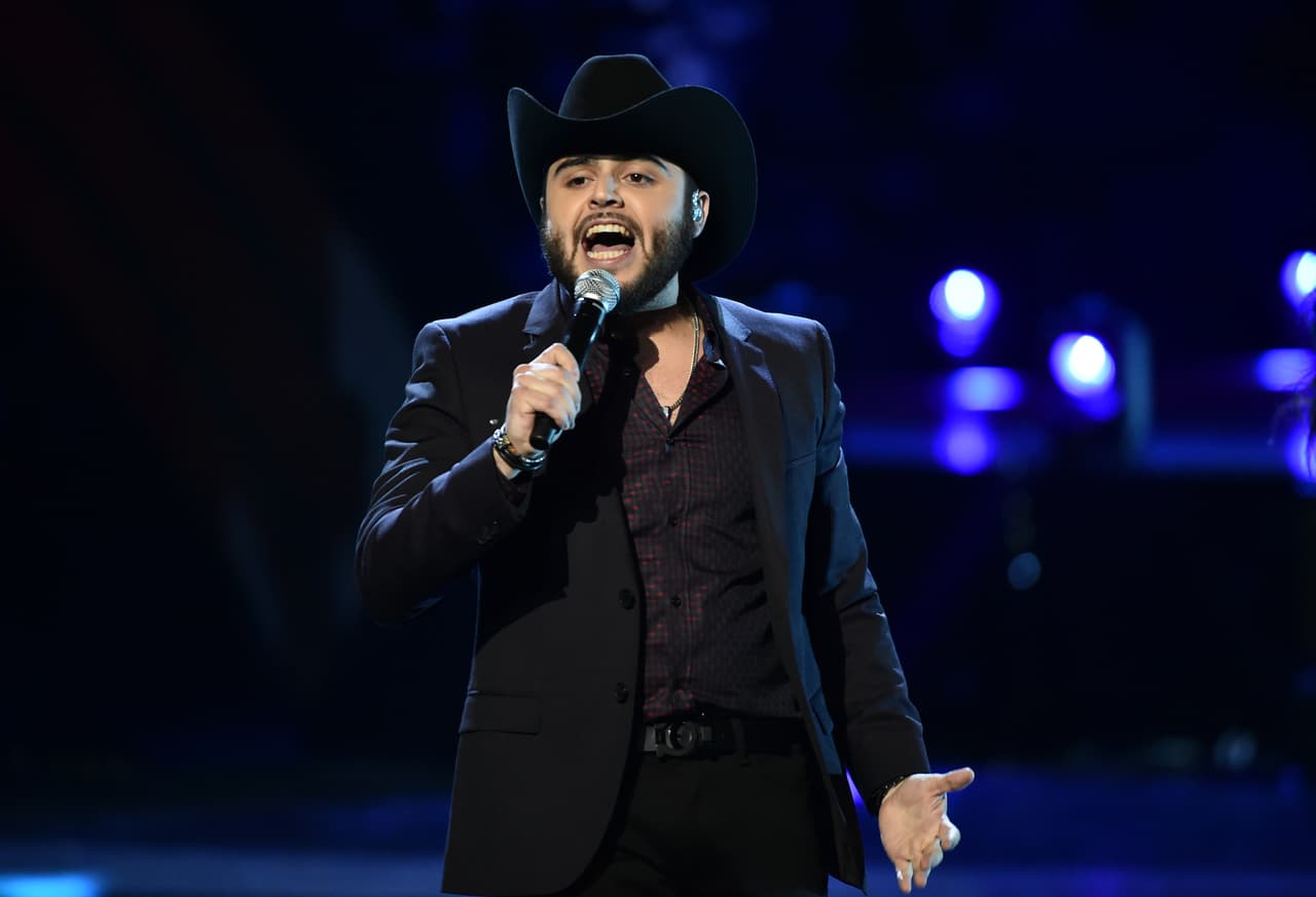Gerardo Ortiz performs at the Latin American Music Awards at the Dolby Theatre on Thursday, Oct. 6, 2016, in Los Angeles. (Photo by Vince Bucci/Invision/AP)