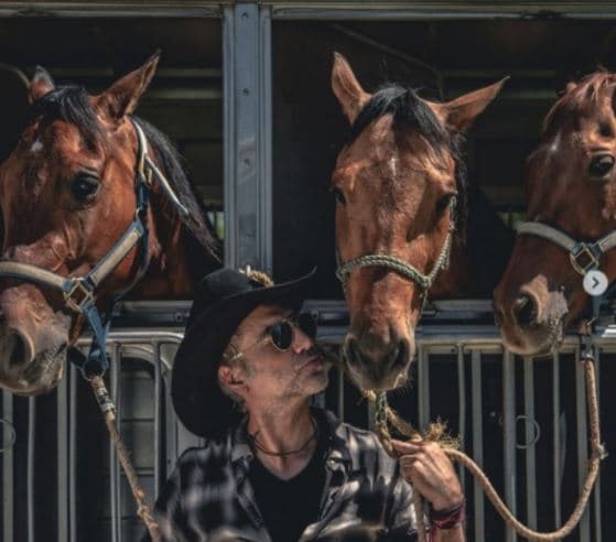 Alejandro Fernández también ha presumido en reiteradas veces a sus caballos, que forman parte importante en su vida.