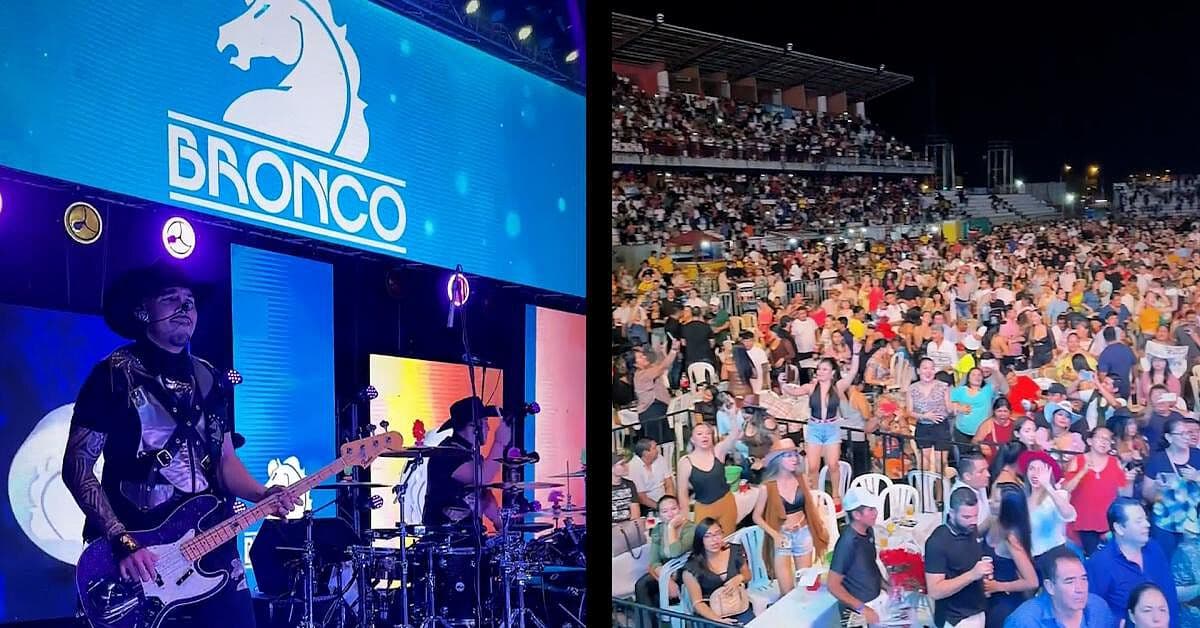 Bronco reúne a miles en el primer concierto de su gira por Bolivia