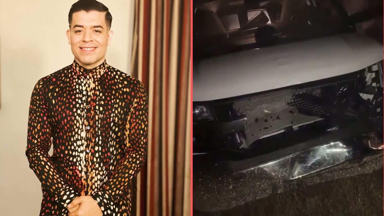 El cantante, Noel Torres, sufrió un accidente en carretera.