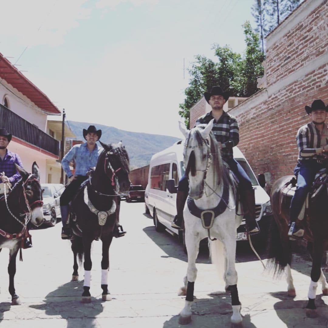 El cuarteto sinaloense filmó el video de "Barquillero" en Ejutla, Jalisco.