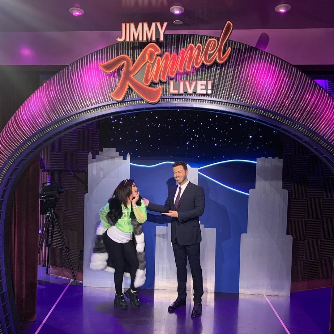 Las figuras de Selena, Madonna, Rihanna, Justin Timberlake y Jimmy Kimmel estuvieron entre las que más le llamaron la atención a la conductora, en sus vacaciones por Los Ángeles, donde acudió al Museo Madame Tussauds.