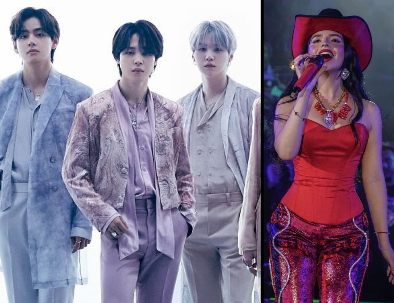 Un video muestra la supuesta reacción de BTS ante el Ángela Aguilar cantando.