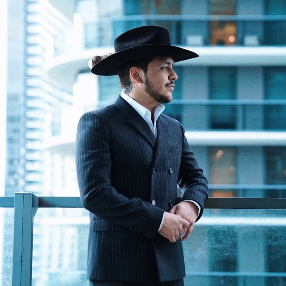 Christian Nodal participó en el último disco de Alejandro Fernández, "Hecho En México".