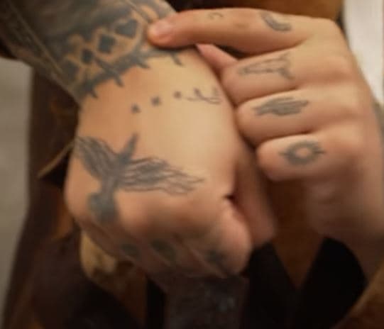“Juego de naipes son los amores, como dice la canción de Miguel, el alambre de púas porque en mi mente simbolizaba aquí no pasa la persona que no quiero que pase”.