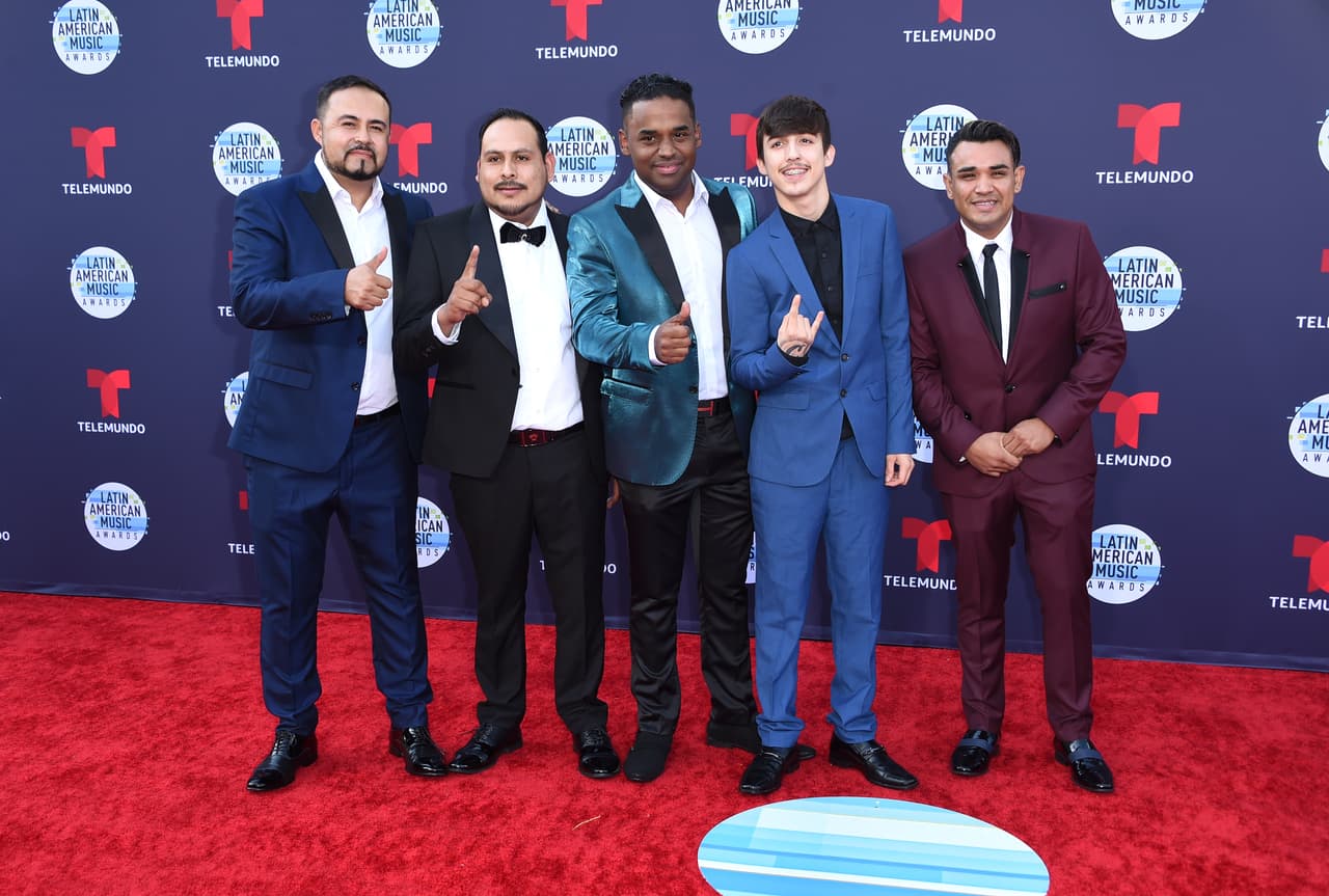 T3r Elemento arrives at the Latin American Music Awards at the Dolby Theatre on Thursday, Oct. 25, 2018, in Los Angeles. (Photo by Richard Shotwell/Invision/AP)