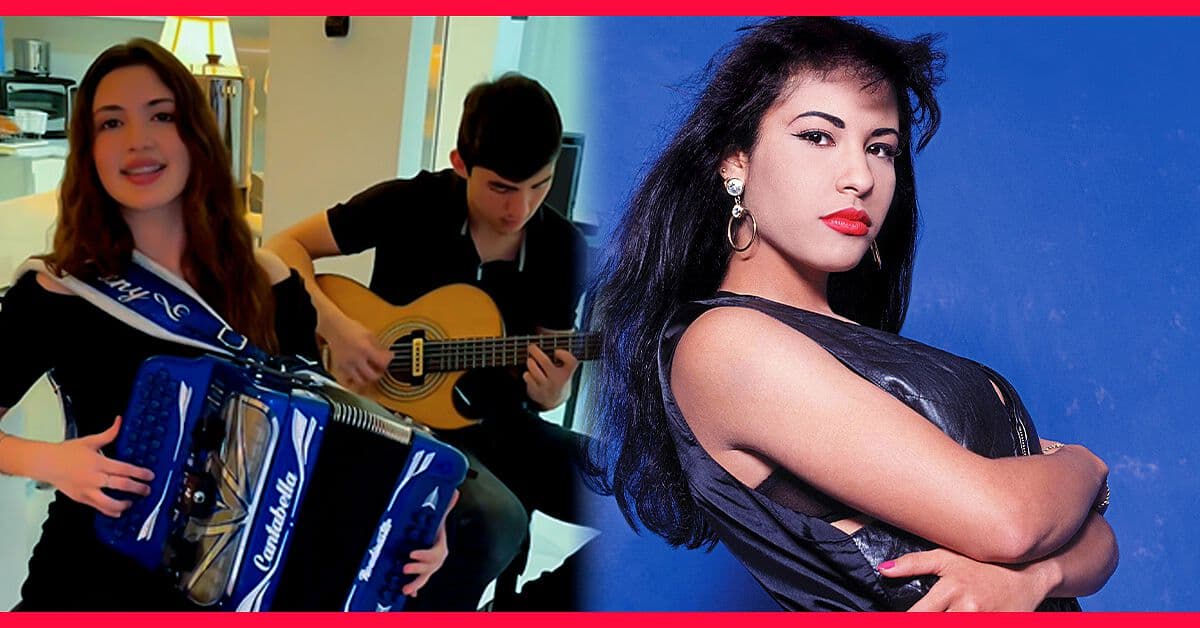 Hermanos hacen cover de 'Si una vez' de Selena en el acordeón y así suena