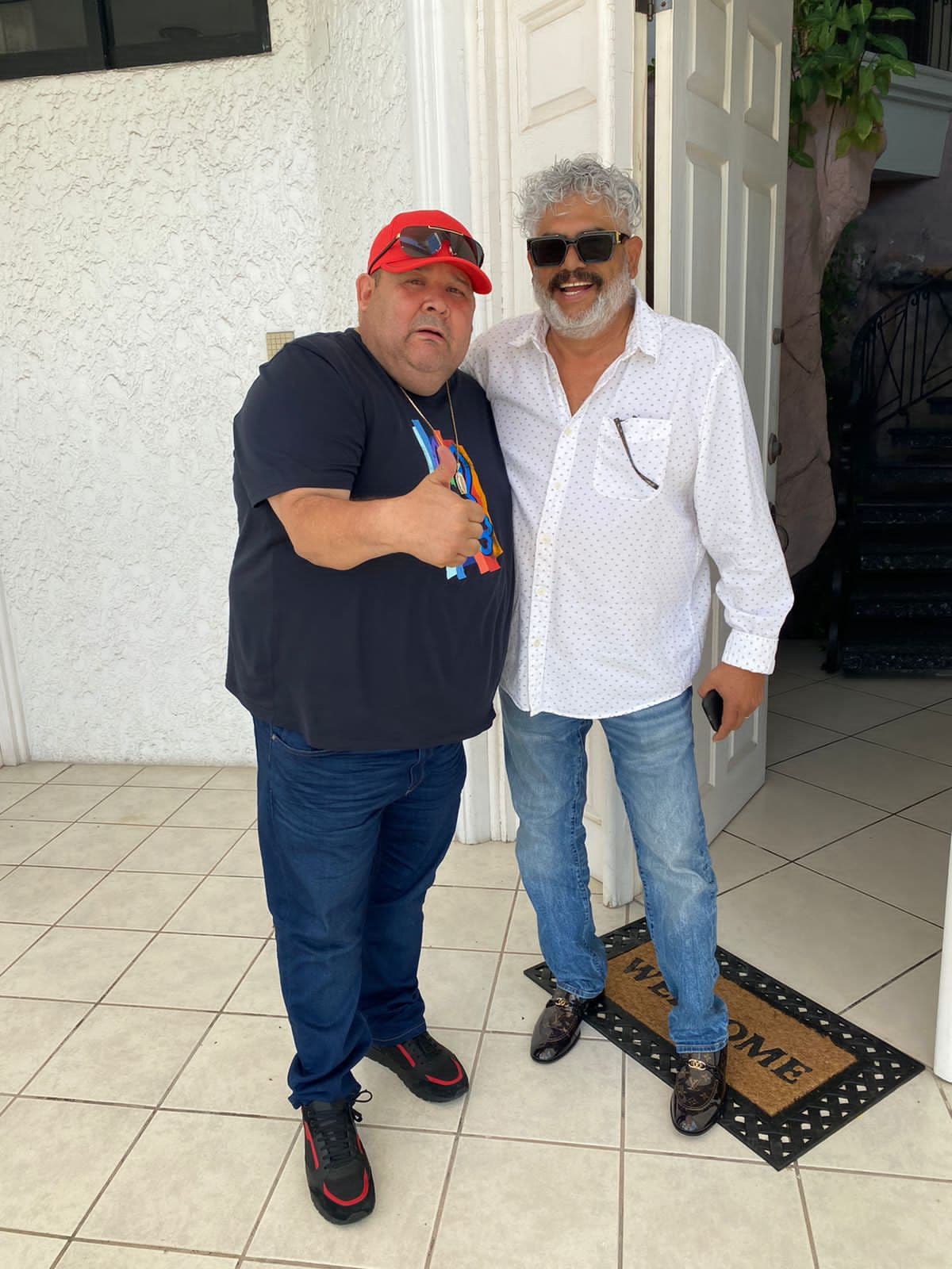 José Ángel Ledesma y Casimiro Zamudio presumen una gran amistad.