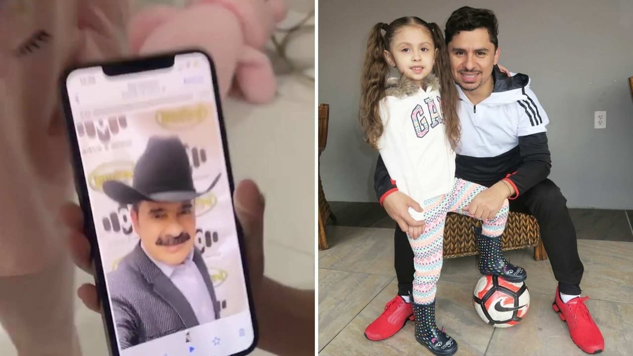 Mario Quintero sorprendió a la hija de Larry Hernández al cantarle ‘La Chona’ por su cumpleaños