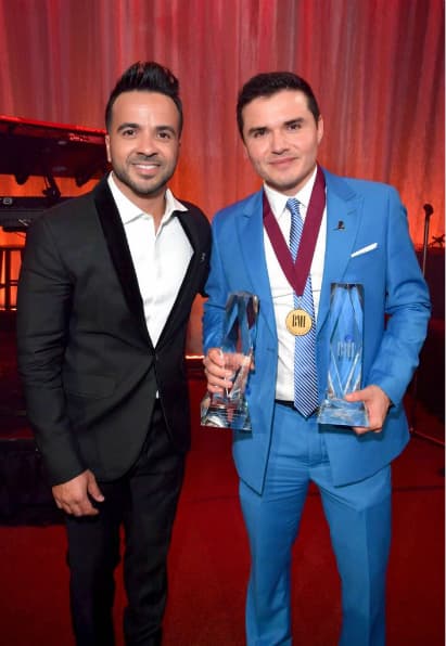 Horacio Palencia y Luis Fonsi unieron su creatividad.