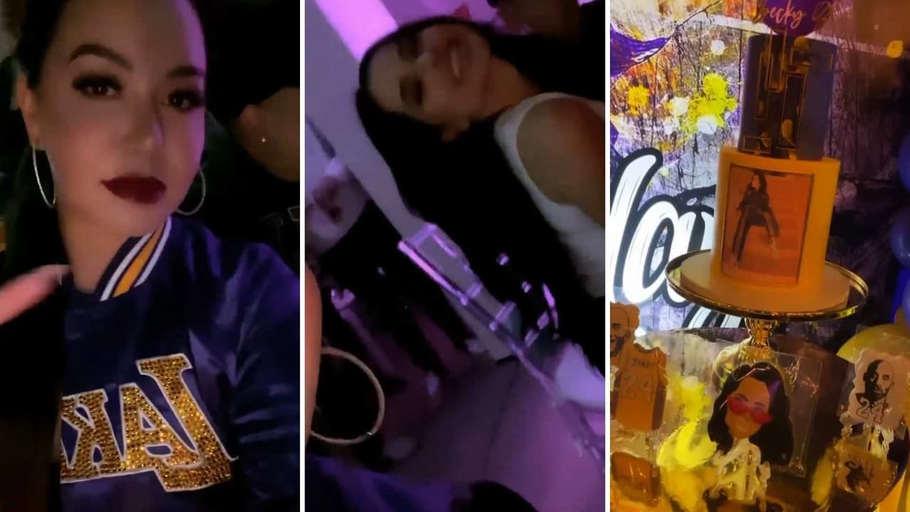 Con música en vivo y comida personalizada, así le festejó su cumpleaños Chiquis Rivera a su amiga Becky G