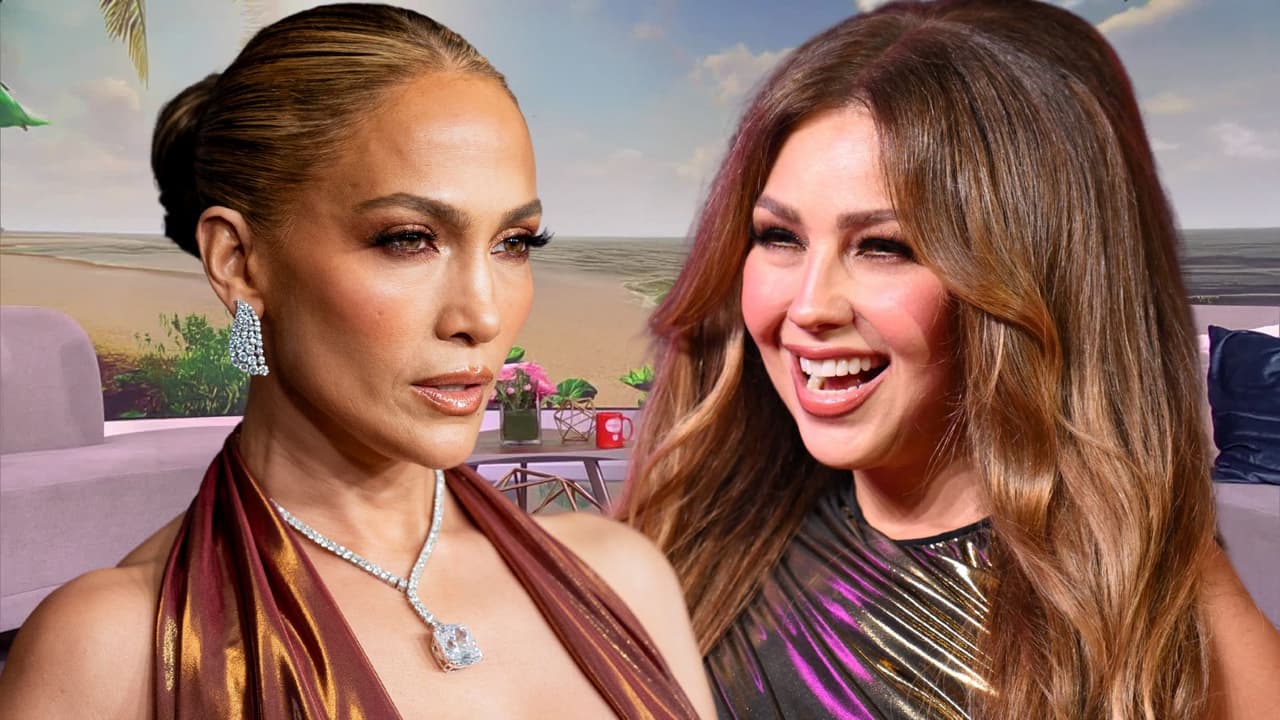 El "filtro" de Jennifer Lopez y los tenis de 'pan' de Thalía que sorprendieron en redes