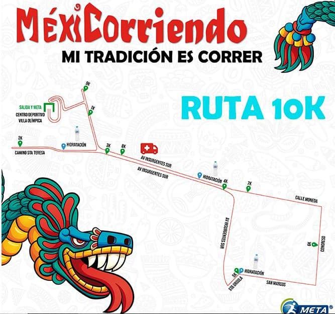 El costo para participar en la carrera es de 450 pesos.