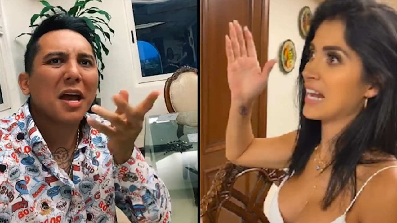Video: “¿De qué trata?”, Edwin Luna no deja ver tranquilamente una película a Kimberly Flores