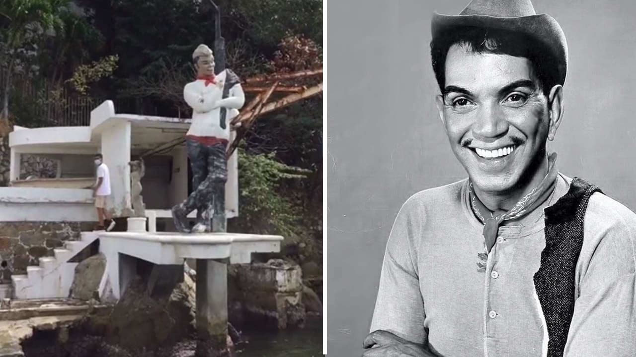 Tiktokers logran entrar a la casa abandonada de ‘Cantinflas’ en Acapulco