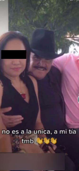 Salió a la luz una nueva imagen de Vicente Fernández tocando a una seguidora.