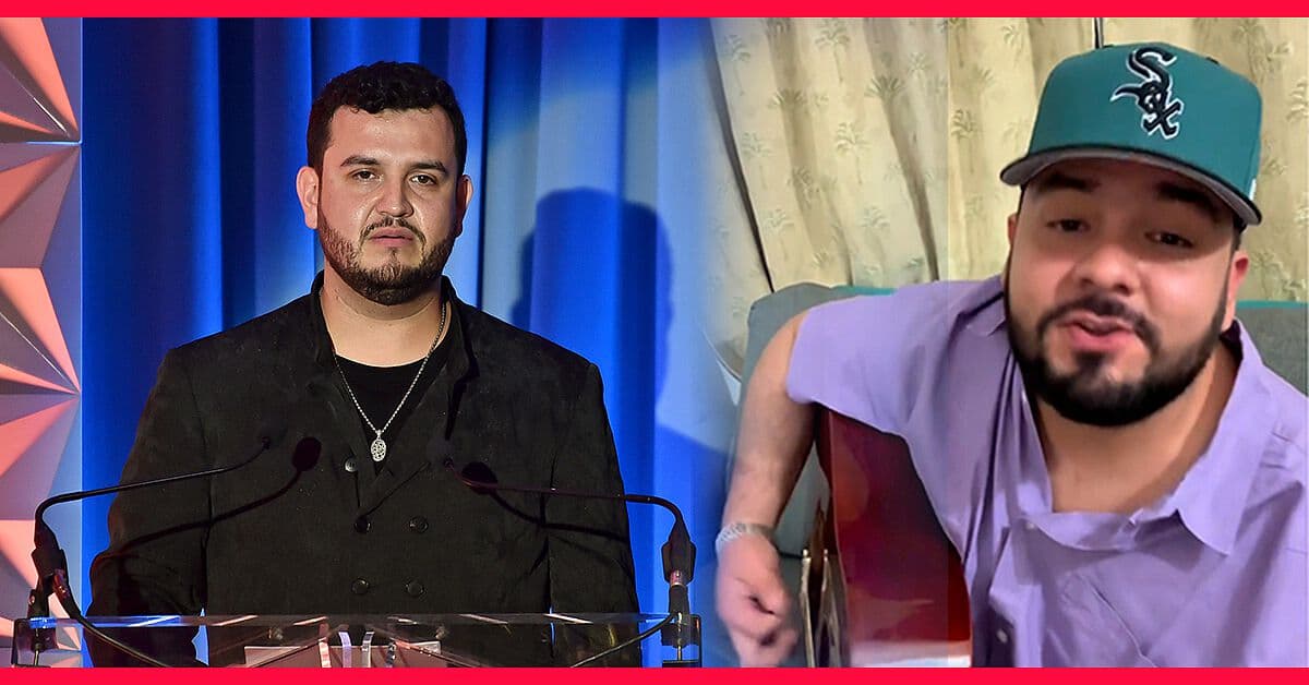 Edén Muñoz se sorprende con el cover de 'Te Perdonaría' que hizo El Frizian
