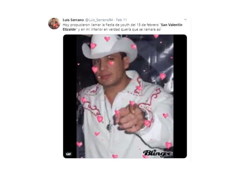 Es por eso que cada año se recuerda con cariño el "Día de San Valentín Elizalde".