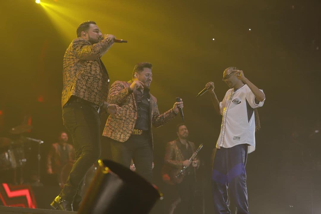 Banda MS y Snoop Dogg se presentaron juntos en dos noches históricas en la Toyota Arena, de Ontario, California.