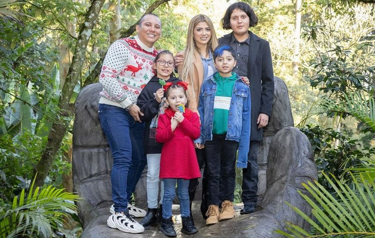 Edwin Luna disfruta con su familia de unas vacaciones en Guatemala