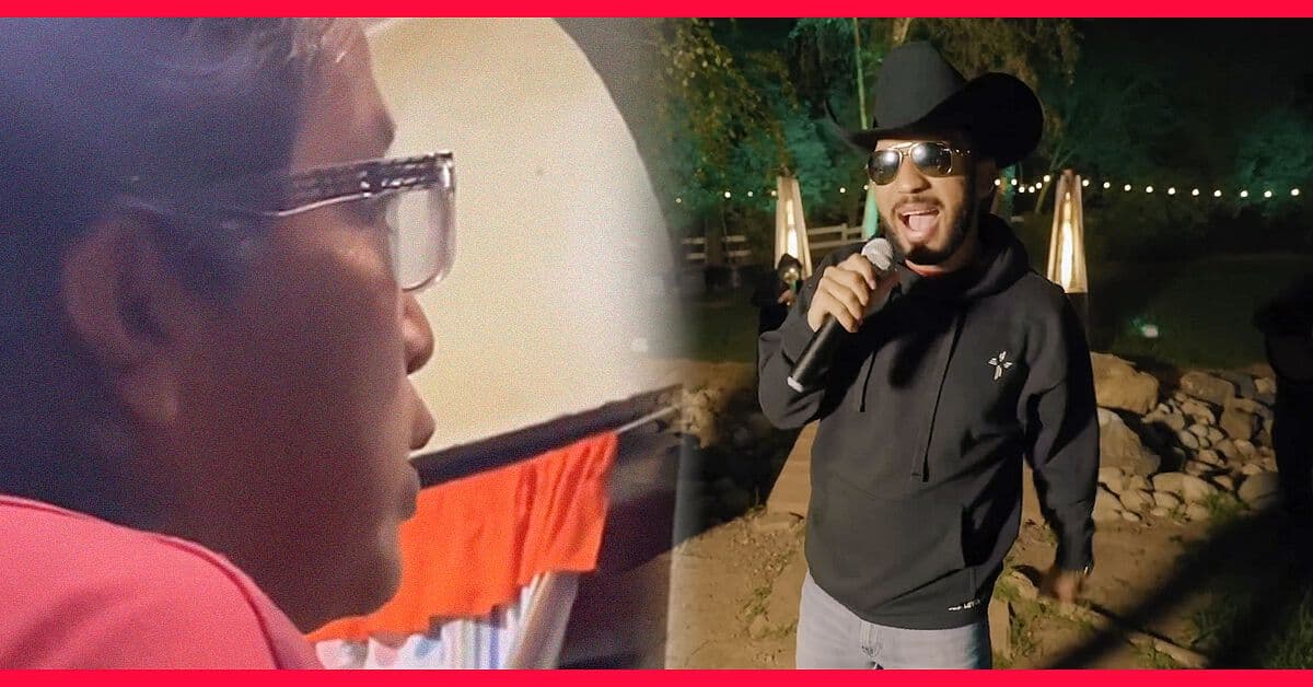'Protégeme Señor' Mamá se hace viral por cantar alabanzas bélicas