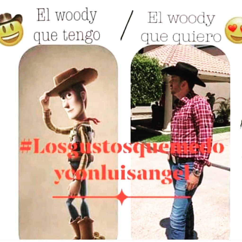 En las imágenes, el cantante bromea con sus fans y su apariencia de vaquero.