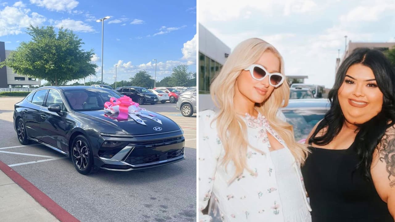 “Esto no le pasa a una como yo”: el regalo viral de Paris Hilton a una joven hispana de Dallas
