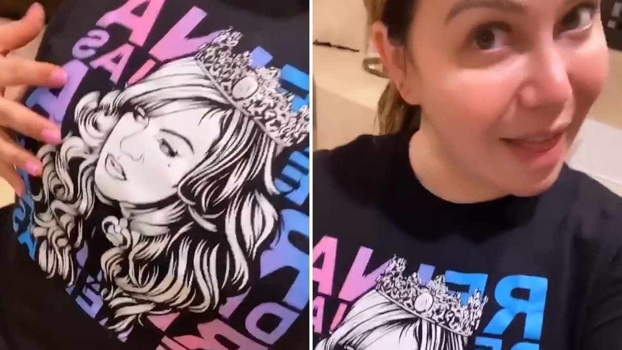 La nueva playera con la cara de Jenni Rivera estará pronto en venta y Chiquis ya la anda presumiendo