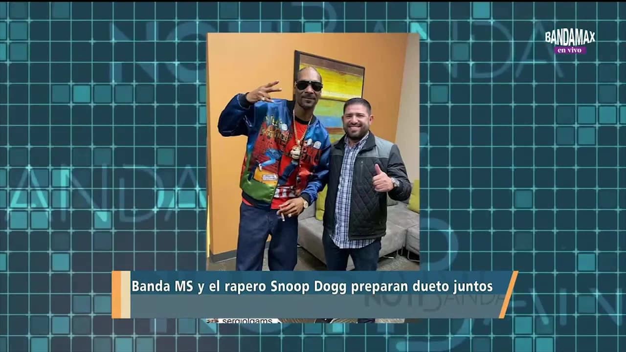 Foto de Snoop Dogg y el líder de Banda MS causa revuelo entre sus fans