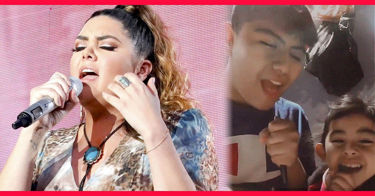 Dos hermanitos muestran su amor a Yuridia cantando juntos “Qué Agonía”