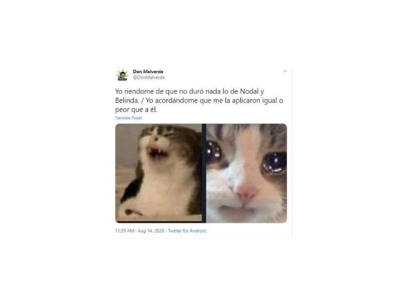Otros incluso se acordaron cuando a ellos les aplicaron la misma que a Nodal.