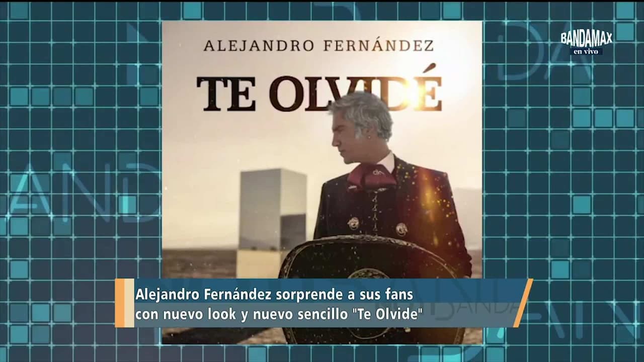 Con nuevo look, Alejandro Fernández prepara su gira y nuevo sencillo