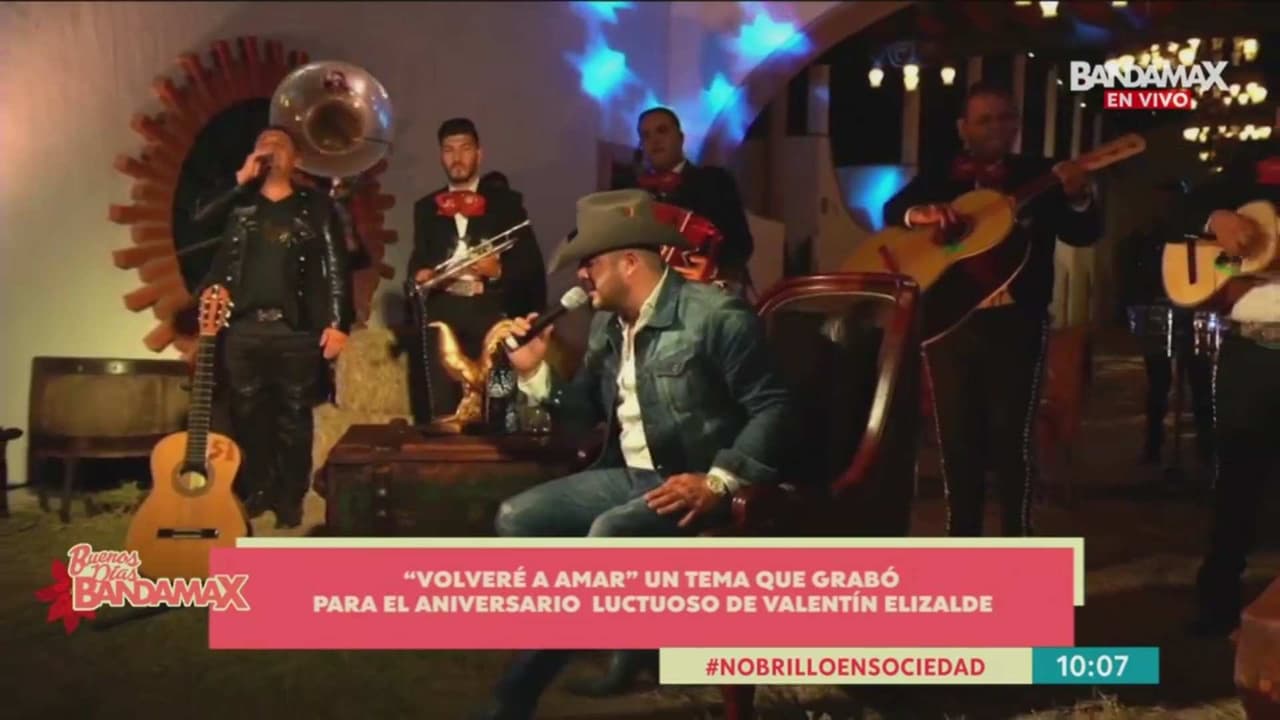 Francisco ‘El Gallo’ Elizalde grabó 'Volveré a Amar' para el aniversario luctuoso de su hermano Valentín