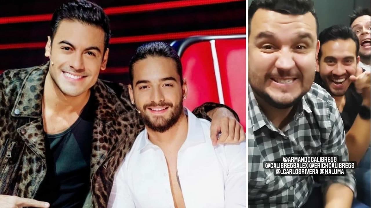 Así fue cómo Calibre 50 dio la sorpresa de su colaboración junto a Carlos Rivera y Maluma
